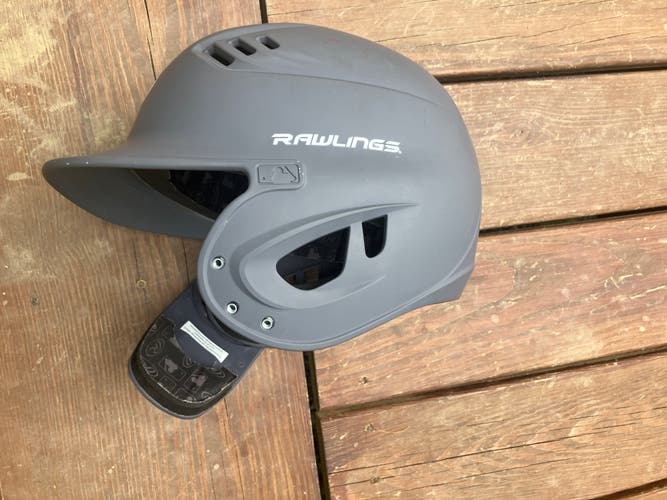 Rawlings Mach EXT Matte Batting Helmet with Jaw Guard - Junior (6 3/8" - 7 1/8") (Used)