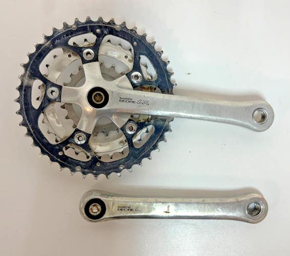 Vintage Shimano Deore LX M563 170mm 44/32/22 Aluminum Mtn Bike Triple Crankset