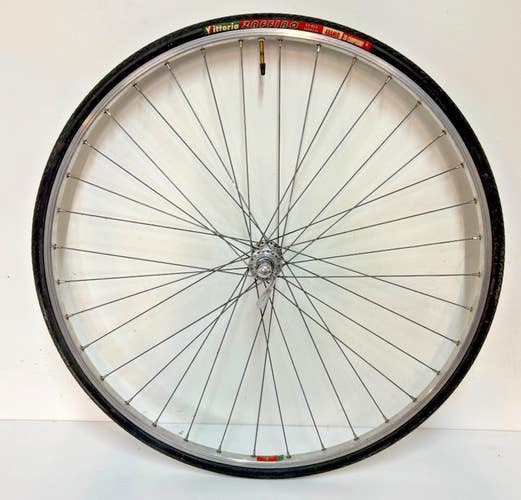 Vintage Mavic 36-Steel Spoke Silver Aluminum 700C Front Wheel Maillard 700 Hub +