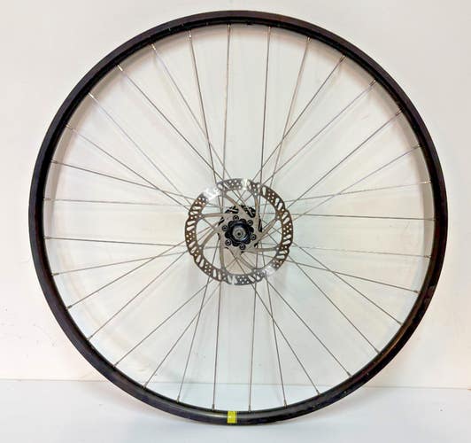 Weinmann 32-Spoke Black Aluminum Disc Brake 700C Front Wheel GREAT