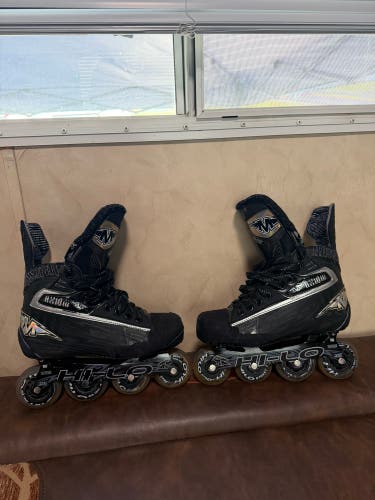 Mission Axiom T9 Inline Skates Wide Width Size 5 (New)