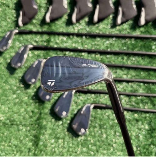 Men's 2024 TaylorMade P-790 Right Handed Iron Set Stiff Flex (New)