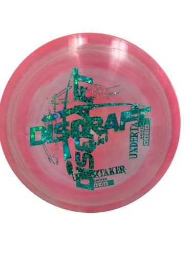 Used Discraft UNDERTAKER MISPRINT Disc Golf Driver Pink 176g 11692-S000153715