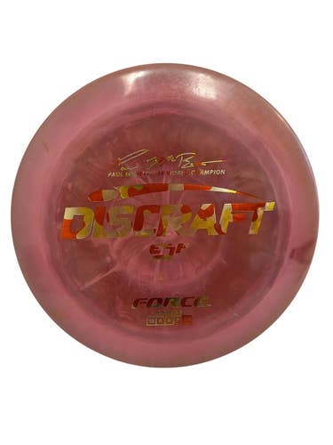 Used Discraft ESP FORCE Disc Golf Driver Maroon 176g 11692-S000153722