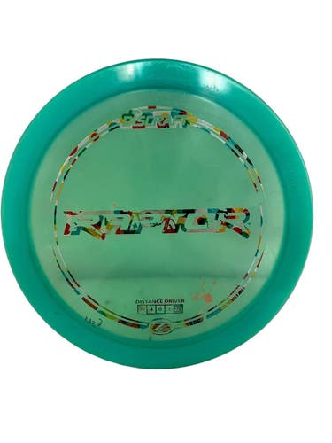 Used Discraft Z RAPTOR Disc Golf Driver Green 175g 11692-S000153724