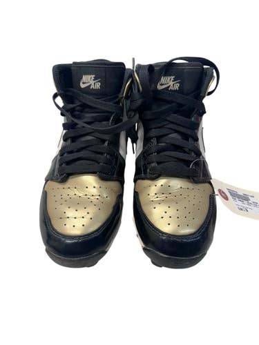 Used Nike JORDAN 1 RETRO HIGH BB/SB Cleats Black And Gold Junior 04 11835-S000209768