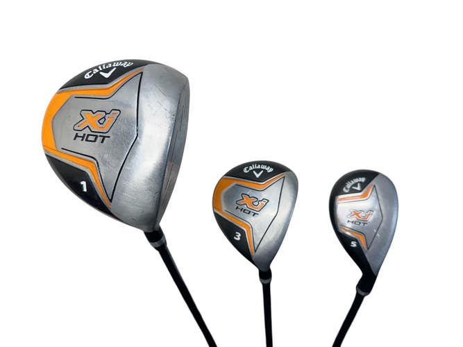 Used Callaway XJ HOT Jr Package Set RH Black/Orange/Grey 8 Piece 11835-S000209862