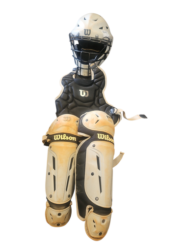 Used Wilson ALL GREY CATCHER SET Catchers Equipment Other 11850-S000023957