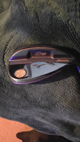 Men's Mizuno Mizuno S18 Blue Ion Right Handed Wedge Wedge Flex 58 Degree Steel Shaft (Used)
