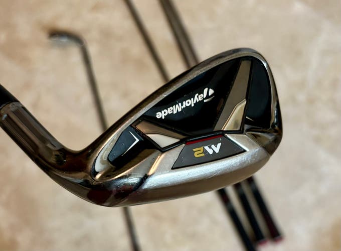 2016 TaylorMade M2 Right Handed Iron Set Senior Flex Graphite Shaft 5 Pieces 36.75" (Used)