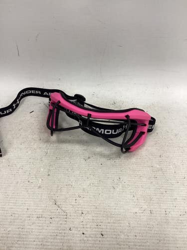 Used Under Armour GOGGLES Lacrosse Facial Protect Pink Junior 11851-S000048658