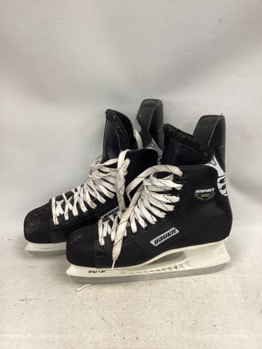 Used Bauer IMPACT 100 Senior Hockey Skate Senior 11 11851-S000048639