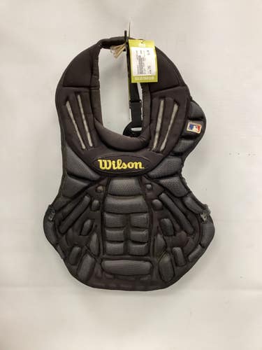 Used Wilson YOUTH CHEST Catchers Chest Protector Black Youth 11851-S000048631