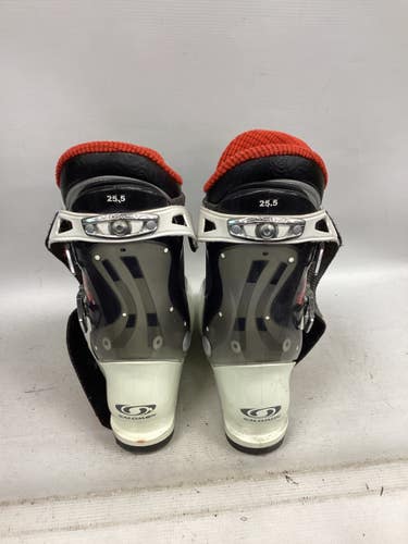 Used Salomon IDOL Womens DH Ski Boot White 250 MP - M07 - W08 11851-S000048614