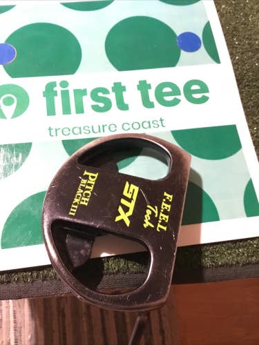 STX Pitch Black III Feel Tech Putter 35 Inches (RH) Black Steel Shaft