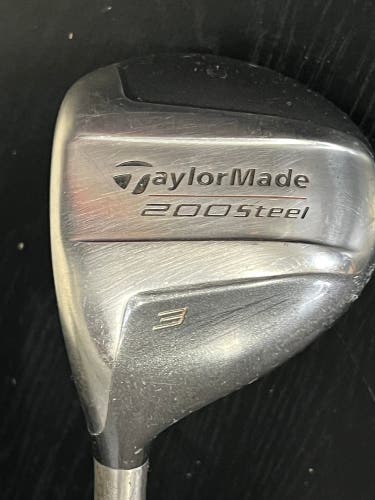 TaylorMade 200 Steel 3 Fairway Wood LEFTY 41.5" R-80 Steel Shaft Stock Grip