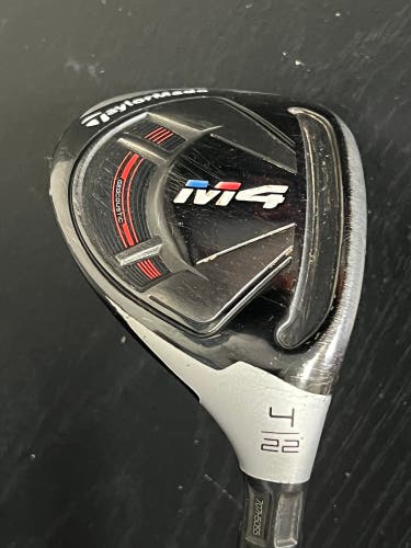 Taylormade M4 4 Hybrid 22° RH 39.5" Atmos 6R Regular Flex Graphite Stock Grip