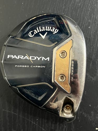Callaway Paradym 15* 3 Fairway Wood Club Head Only Right Handed