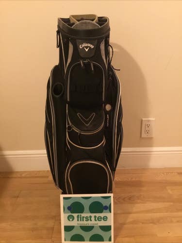 Callaway Cart/Carry Golf Bag with 14-way Dividers & Rain Cover