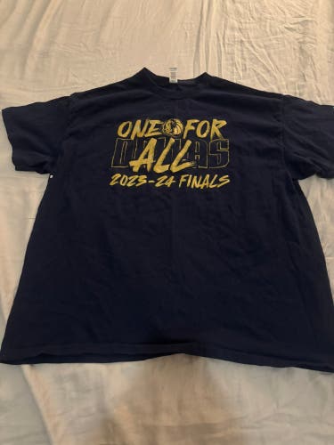 Dallas Mavericks 2023 2024 NBA Finals Short Sleeve Shirt Adult XL New