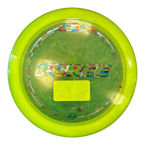 Used Discraft Z FORCE Disc Golf Driver Optic Yellow 174g 11450-S000524390