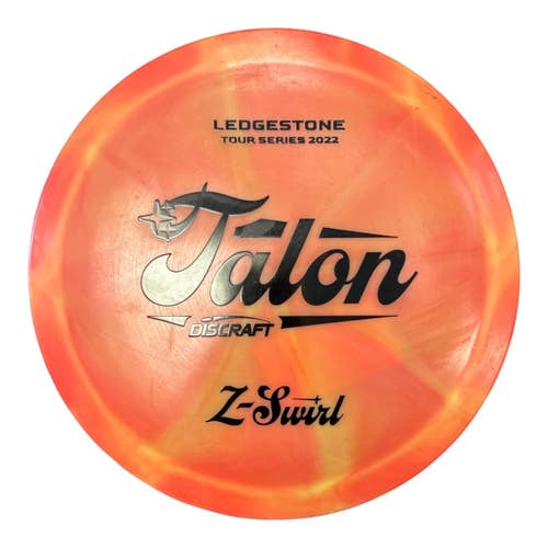 Used Discraft Z SWIRL TALON Disc Golf Driver Orange 173g 11450-S000524389
