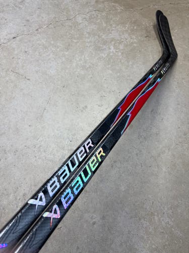 2 PACK 77 Flex P92 Senior Bauer Flylite Left Hand Hockey Stick NCAA Pro Stock (New)