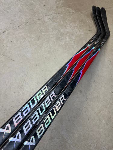 3 PACK 77 Flex P92 Senior Bauer Flylite Left Hand Hockey Stick NCAA Pro Stock (New)