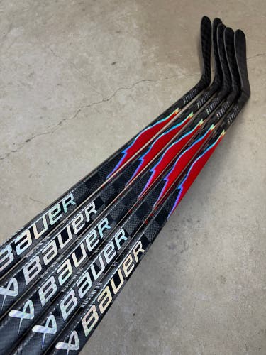 5 PACK 77 Flex P92 Senior Bauer Flylite Left Hand Hockey Stick NCAA Pro Stock (New)