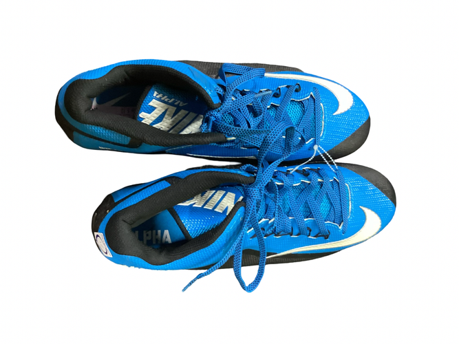 Used Nike ALPHA Adult FB Cleats Royal Blue Senior 12 11613-S000185558