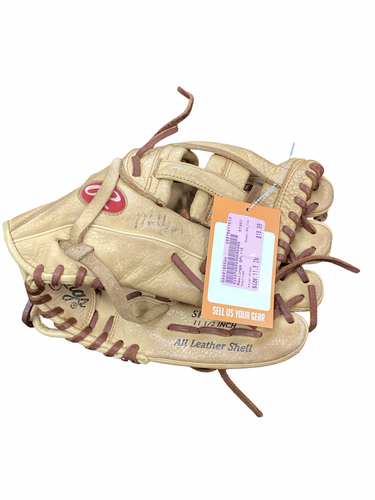 Used Rawlings SPL115 BB/SB Glove RH Throw Brown 11 1/2" 11613-S000185549