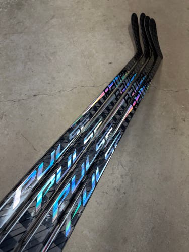 4 PACK 87 Flex P28 Senior Bauer Pulse Left Hand Hockey Stick (New) Pro Stock
