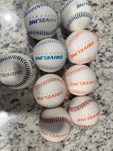 (Used) driveline weighted baseballs