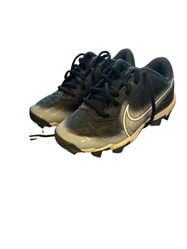 Used Nike BASEBALL CLEATS BB/SB Cleats Black Youth 13.0 11682-S000134982