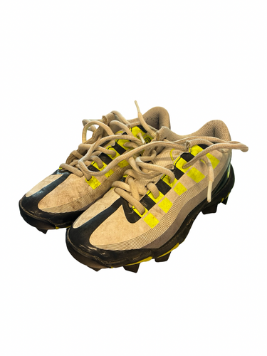 Used Nike BASEBALL CLEATS BB/SB Cleats White Youth 13.0 11682-S000134985