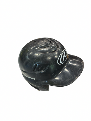 Used Rawlings HELMET Batting Helmet No Mask Black MD 11682-S000134697