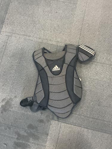 Used Adidas CHEST PROTECTOR Catchers Chest Protector Black Adult 11614-S000238714