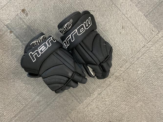 Used Harrow PRO 300 Senior Gloves Black 15" 11614-S000235685