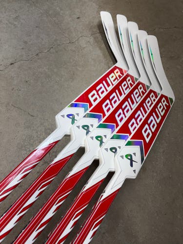 5 PACK 25” Paddle Senior Bauer Supreme Shadow Pro Stock Goalie Stick (New) Pro Stock