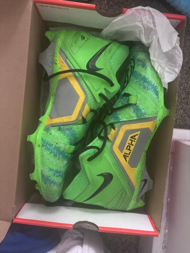 Men's Size M 11.5 (W 12.5) Nike Alpha Menace Pro 3 High Top Turf Cleats (Used)