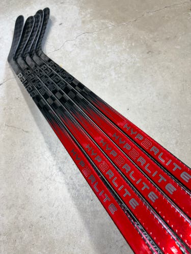 5 PACK 87 Flex P92 Senior Bauer Vapor Hyperlite2 Right Hand Hockey Stick (New) Pro Stock