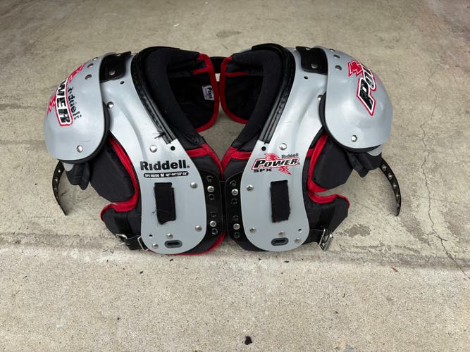 Medium Adult Riddell Power SPX Shoulder Pads (Used)