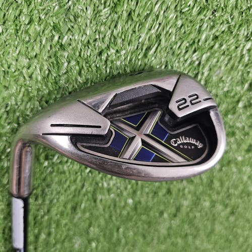 Callaway X22 Sand Wedge SW 75g Regular Flex Graphite LH Left Handed 35"