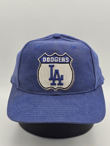 Vintage Los Angeles Dodgers The Game 1990s MLB Sports Shield Logo Hat Snapback