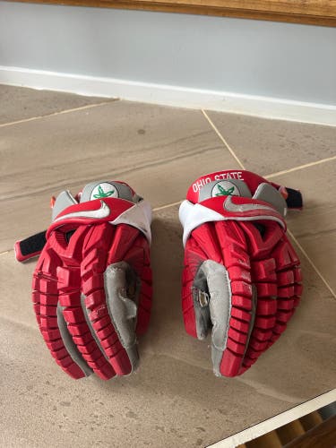 Ohio State Nike Vapor Lacrosse Gloves