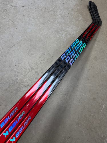 3 PACK 82 Flex Custom P92 Senior Bauer Nexus Sync Left Hand Hockey Stick (New) Pro Stock