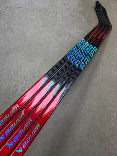 4 PACK 82 Flex Custom P92 Senior Bauer Nexus Sync Left Hand Hockey Stick (New) Pro Stock