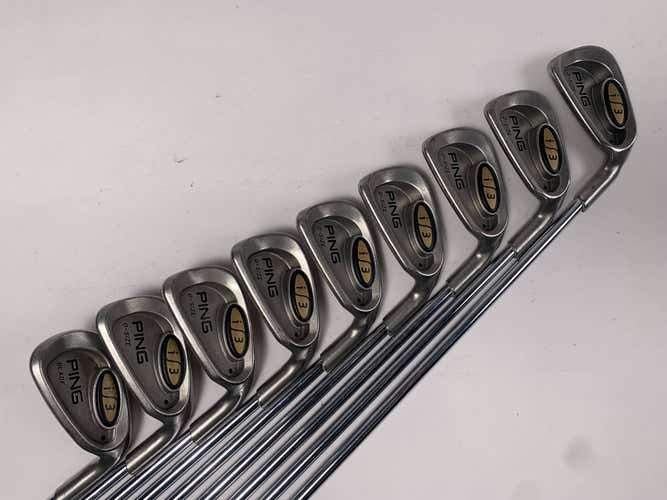Ping i3 Oversize Iron Set 3-PW+SW Black Dot Cushin JZ Regular Steel Mens RH