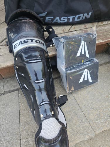 Black Easton Catcher's Set (New)