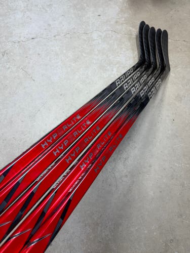 5 PACK 87 Flex P28 Senior Bauer Vapor Hyperlite2 Right Hand Hockey Stick (New) Pro Stock